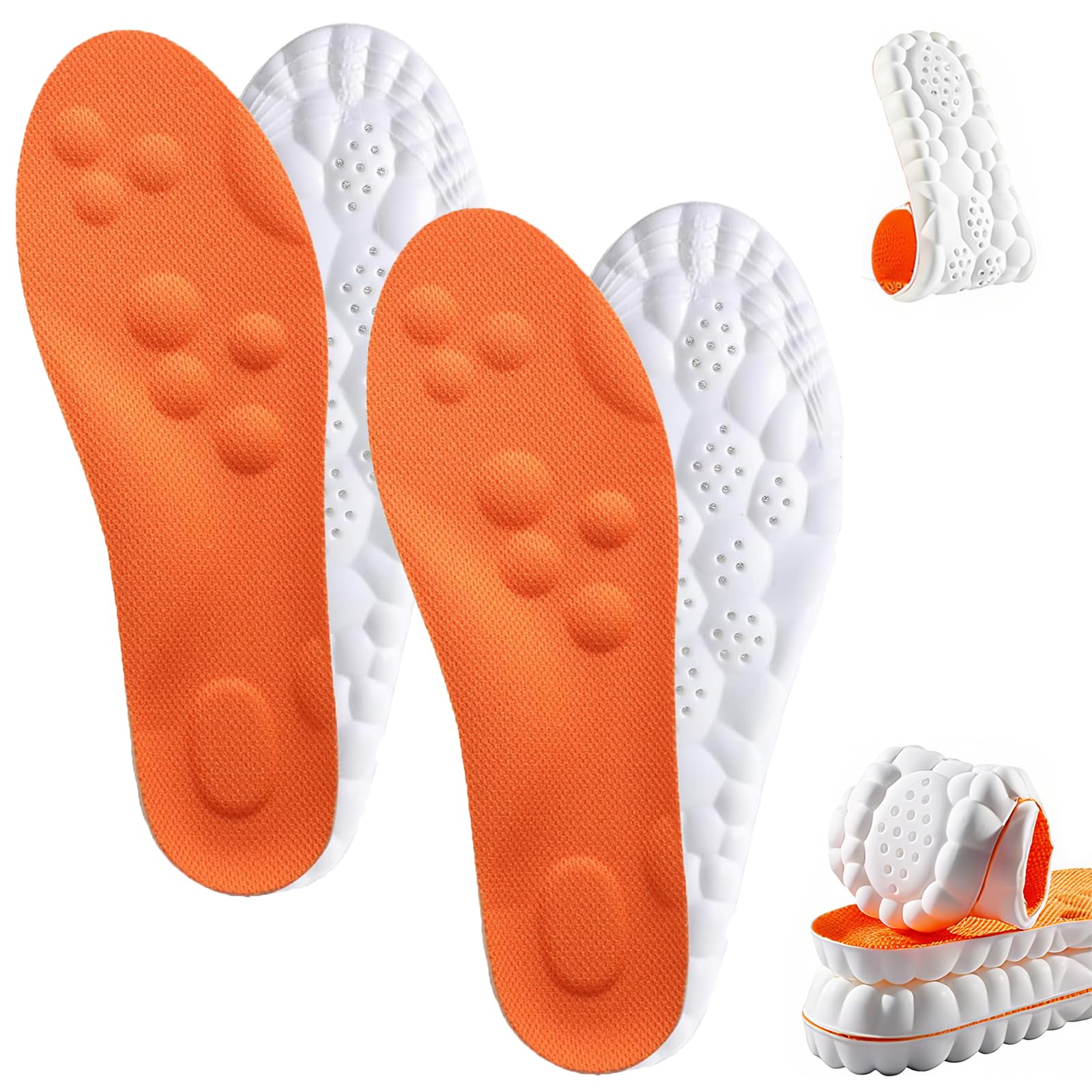 Giwytey 4D Cloud Insole front view for all-day comfort and adaptive support