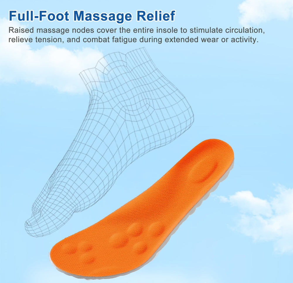 Athletic use scene with Giwytey insoles during a workout.