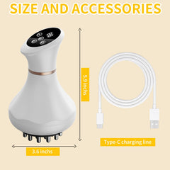 GJMJNNW massager with 21 heads for customizable treatment