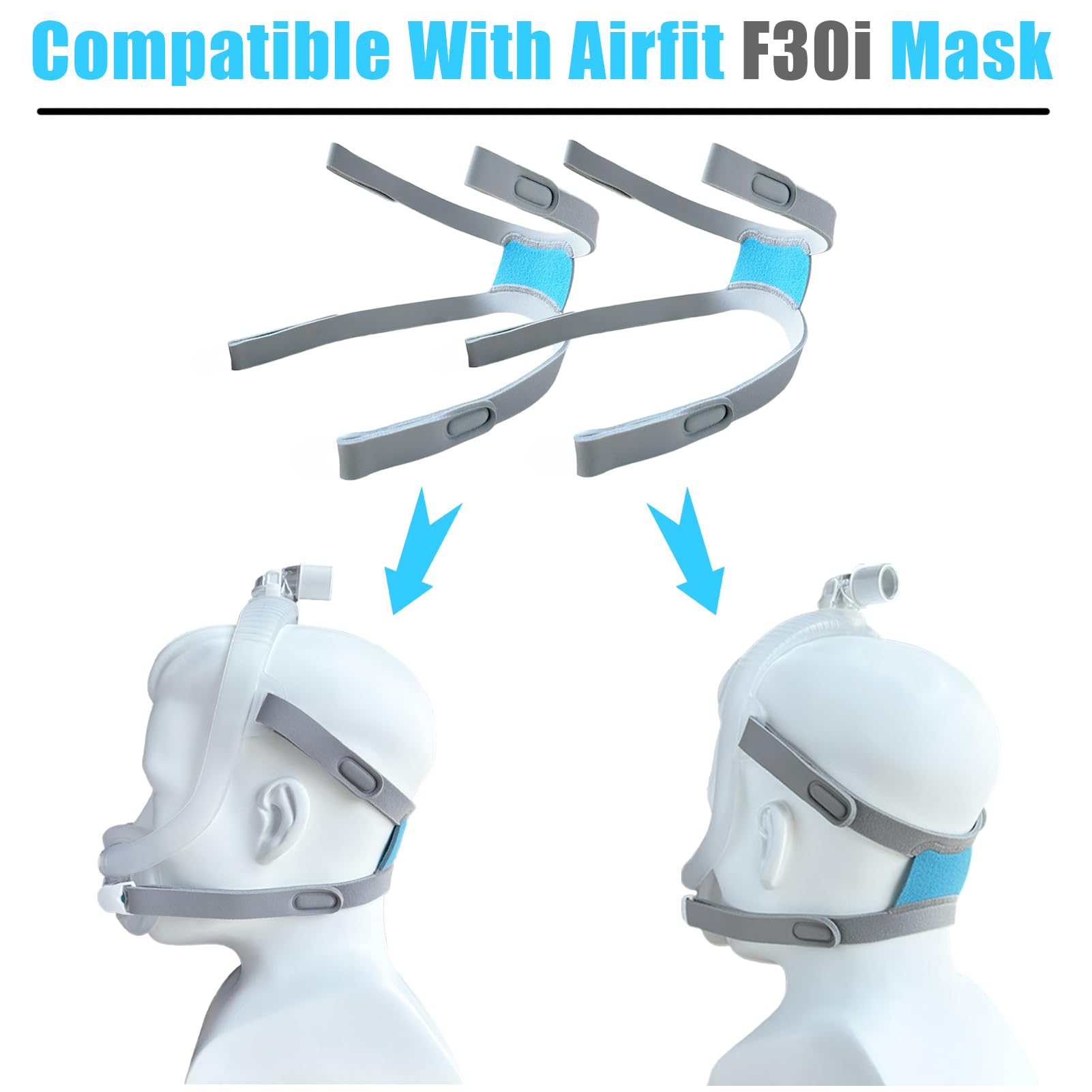 GJX adjustable headband fit demo for F30i headgear.