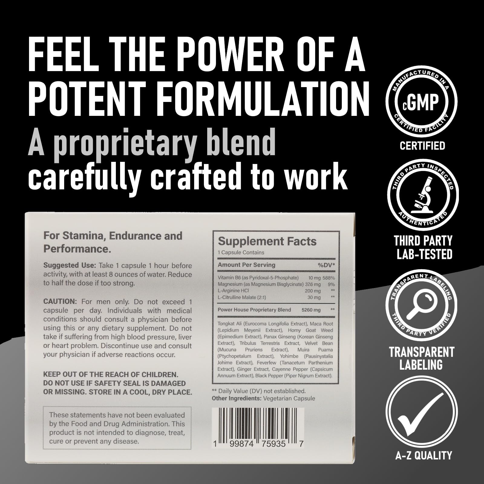GLADTON Power House in-hand capsule ready for on-the-go use