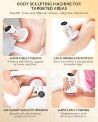 Glamesty massager with touch panel control for easy use.