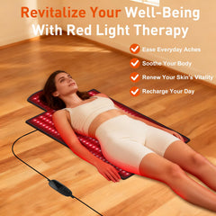 Glentaxy 660nm red light for surface-level comfort across the back and torso