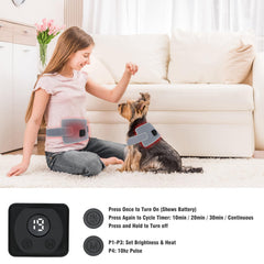 Glentaxy smart-control wrap for humans and pets with adjustable settings.