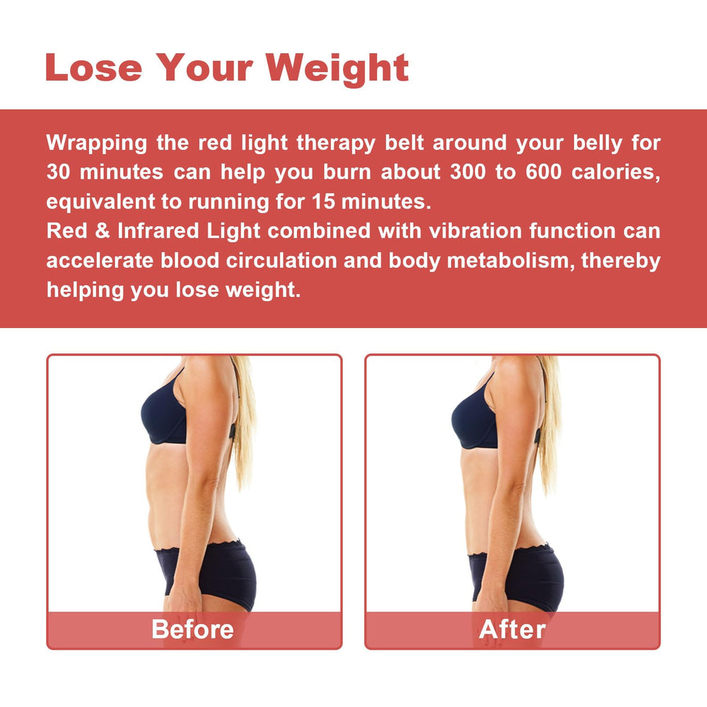 GLOHFAN adjustable wrap worn around the waist for flexible use.