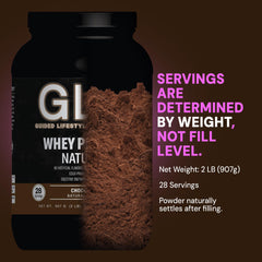 GLO nutrition label highlights protein, enzymes, and minimal additives