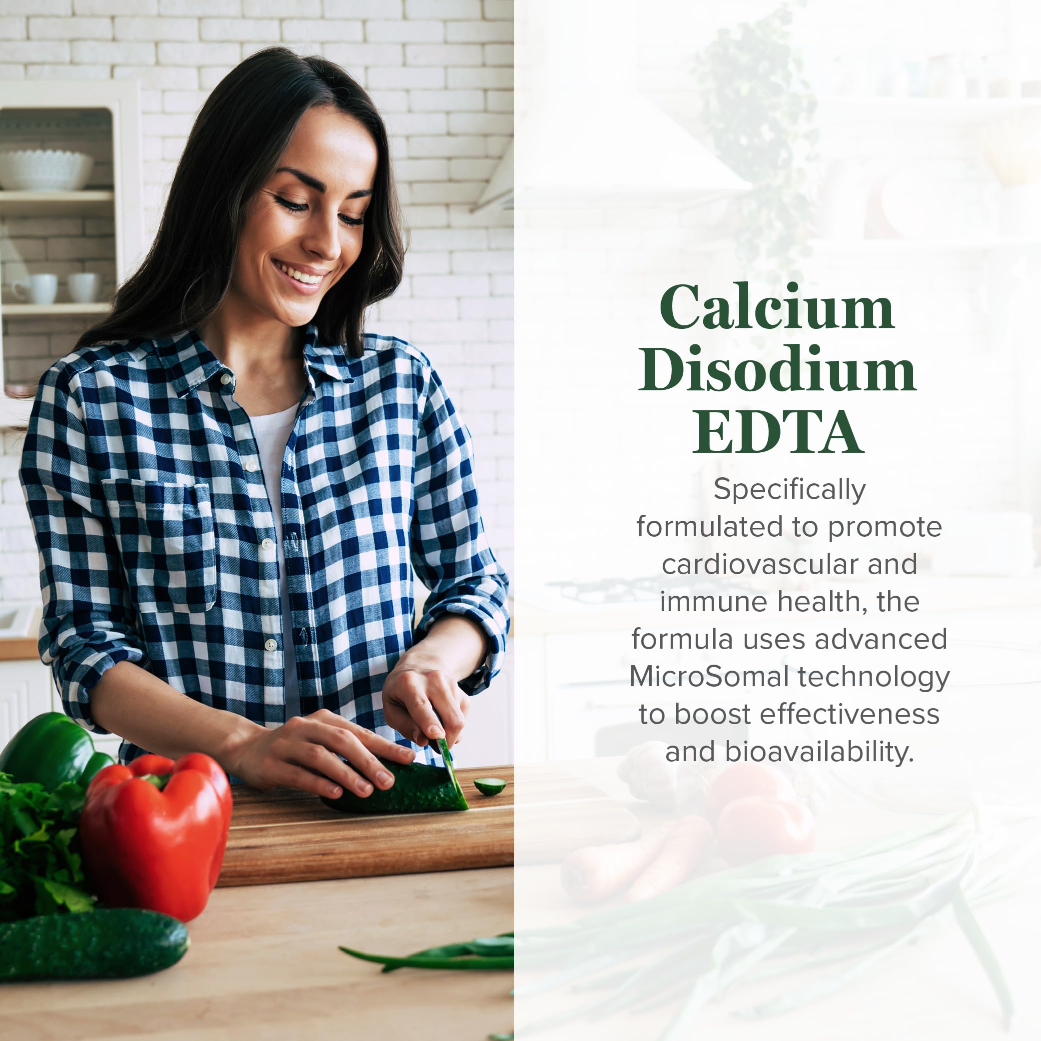 Global Healing Calcium Disodium EDTA bottle pour illustrating easy dosing