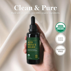 Global Healing Center Acid Reflux Relief slippery elm and herbs ingredients