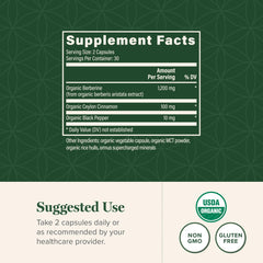 Global Healing Center berberine with cinnamon image emphasizes spice blend for versatile glucose support.