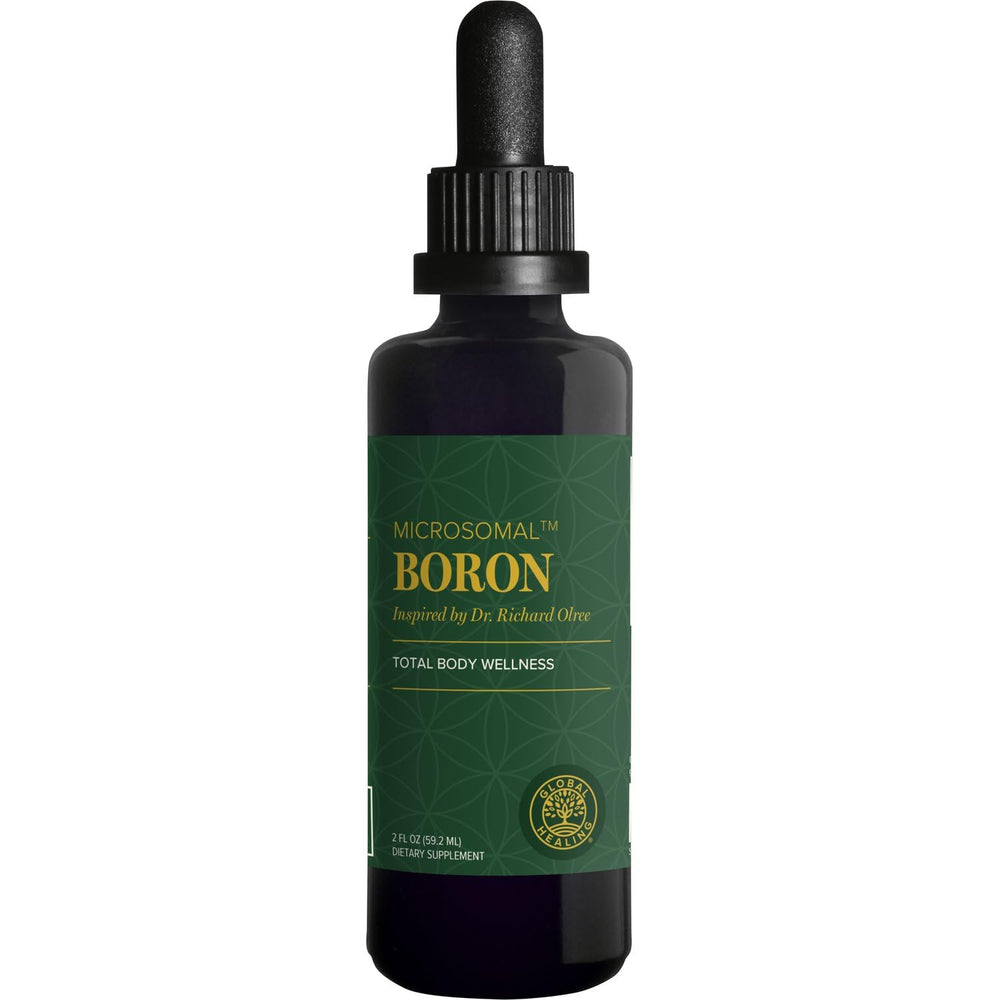 Global Healing Center boron supplement bottle for daily wellness support