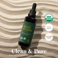 Global Healing Center Brain Health ingredients sea buckthorn close-up for antioxidants.