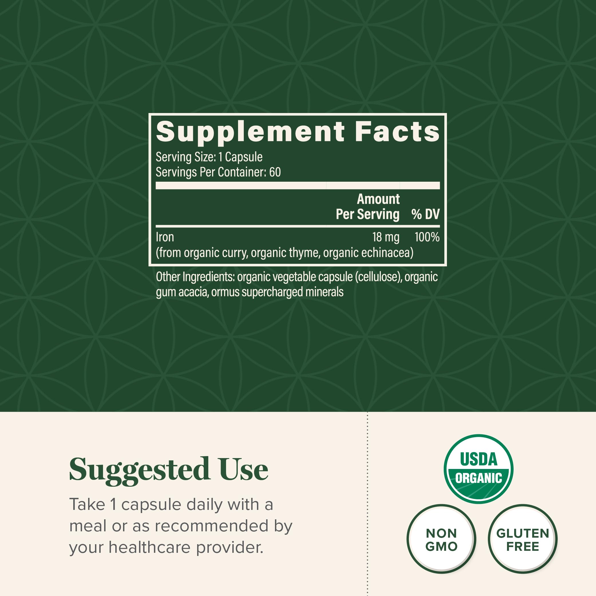 Global Healing Center curry leaf extract ingredient spotlights plant-based iron support.