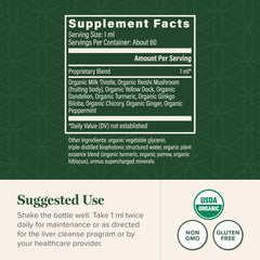 Global Healing Center Dandelion Root bottle emphasizes gentle cleansing support.