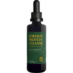 Global Healing Center Foreign Protein Cleanse bottle front highlights immune support potential.