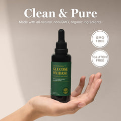 Global Healing Center Glucose Oxidase ingredients with honey and pollen for natural support