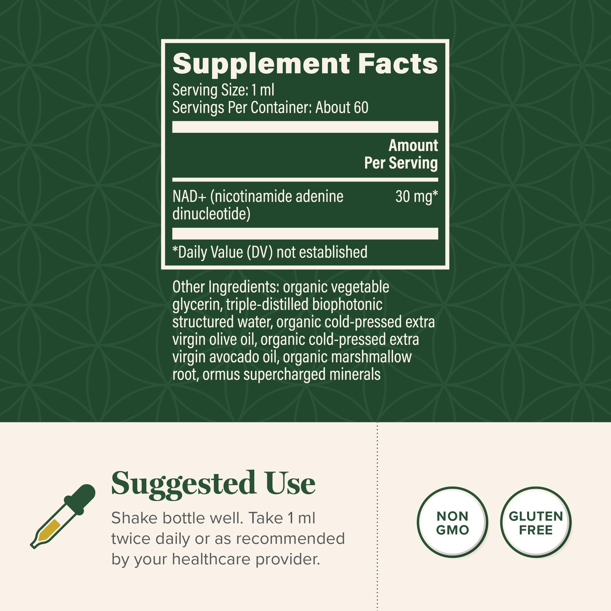 Global Healing Center liposomal NAD technology diagram illustrating improved bioavailability.