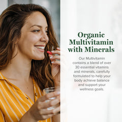 Global Healing Center bottle back label highlights vegan formula and ingredients.