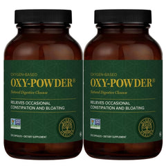 Global Healing Center Oxy-Powder two-pack front view highlighting value and convenience
