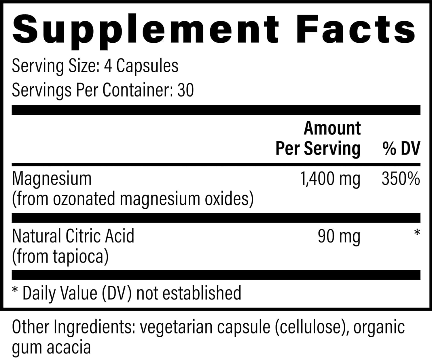 Global Healing Center Oxy-Powder bottle label close-up highlights ingredients