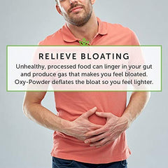 Global Healing Center Oxy-Powder box portrait conveys safe, gentle cleanse