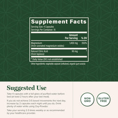 Global Healing Center Oxy-Powder capsules close-up, safe ingredients.