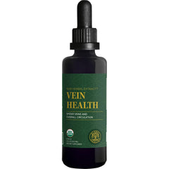 Global Healing Center Vein Health Drops bottle on a clean surface for daily use.