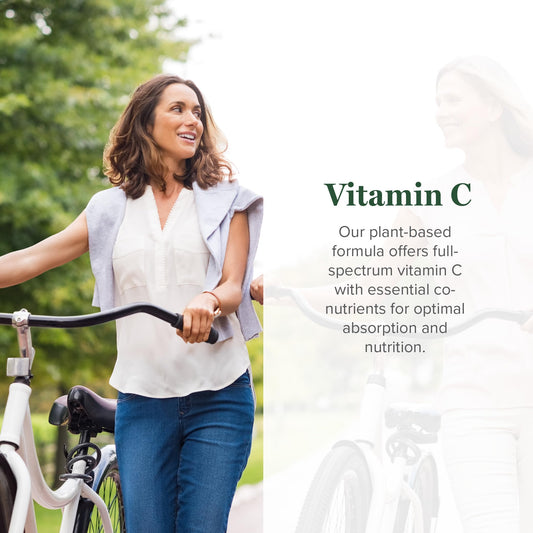 Global Healing Center Vitamin C Drops pour action highlighting quick daily supplementation