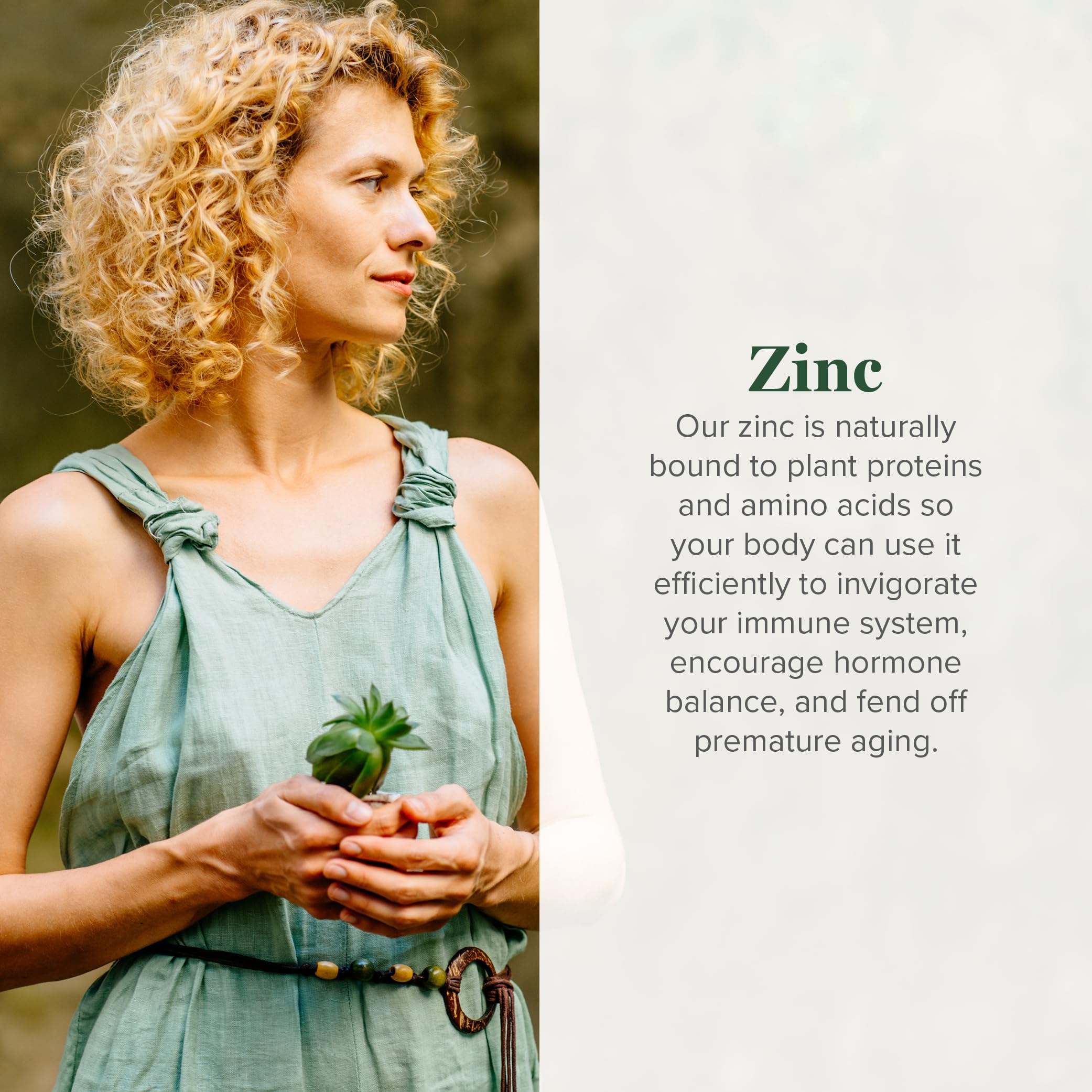Global Healing Center zinc liquid dropper demonstrates easy dosing for convenient daily support.