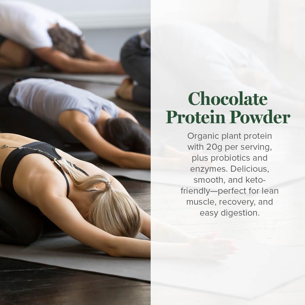 Global Healing Chocolate Protein Shake Glass with creamy texture suitable after gym sessions