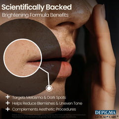 Marigold extract in GlocalCare Depigma signals botanical skin care benefits.