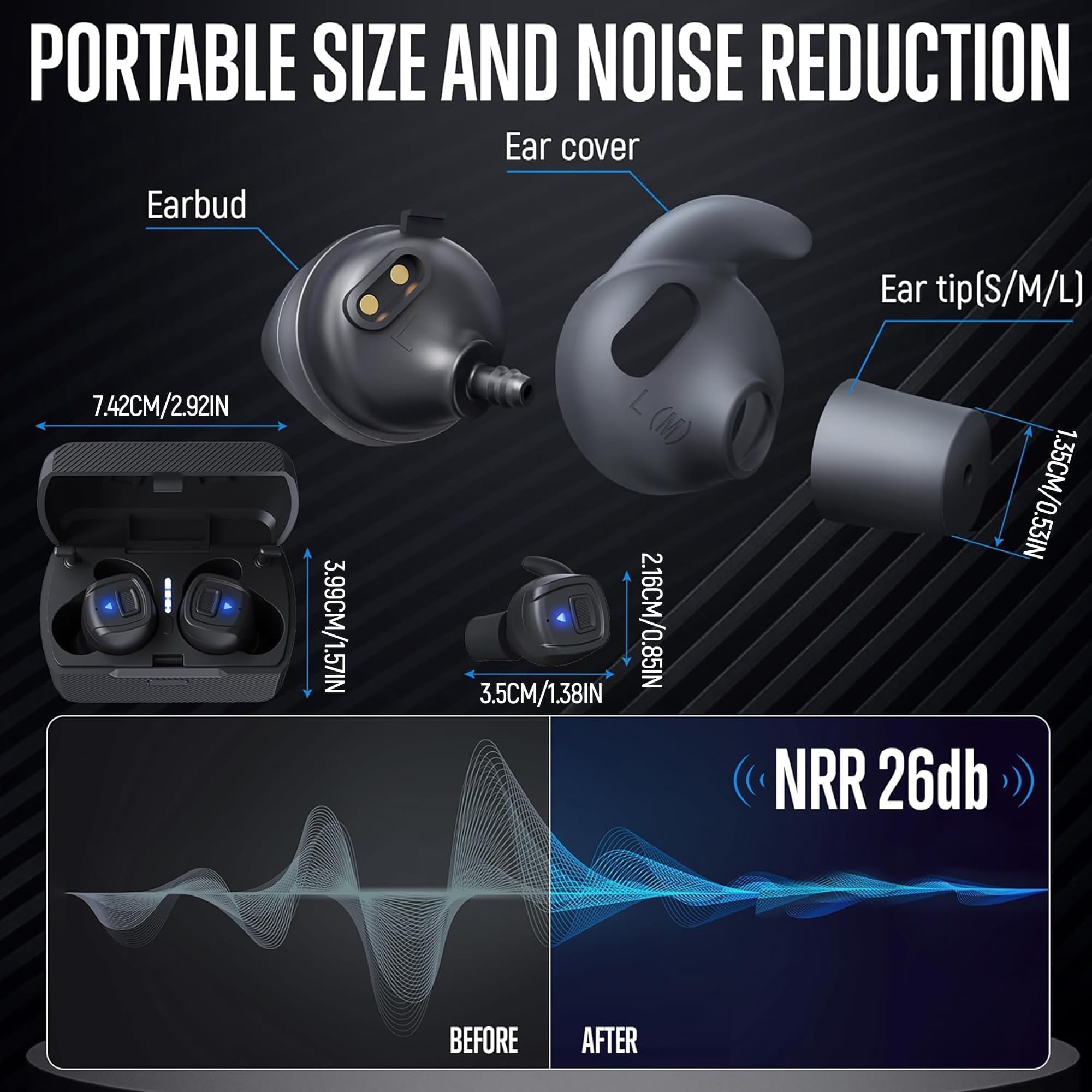 GLORYFIRE adaptive sound modes aid outdoor and indoor shooting