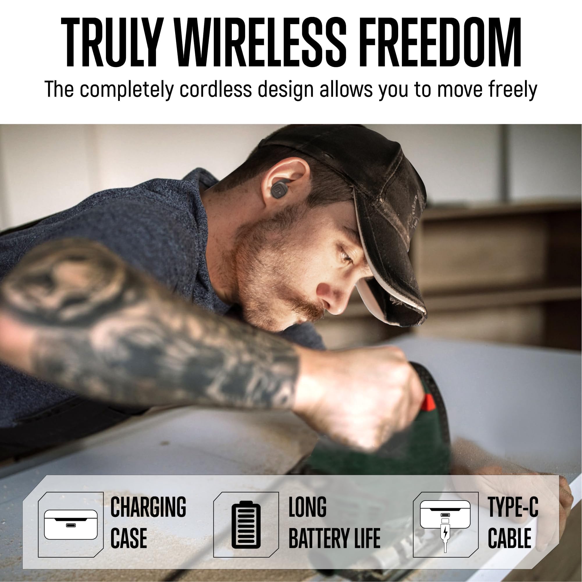GLORYFIRE compact stylish design shooting ear protection on the go