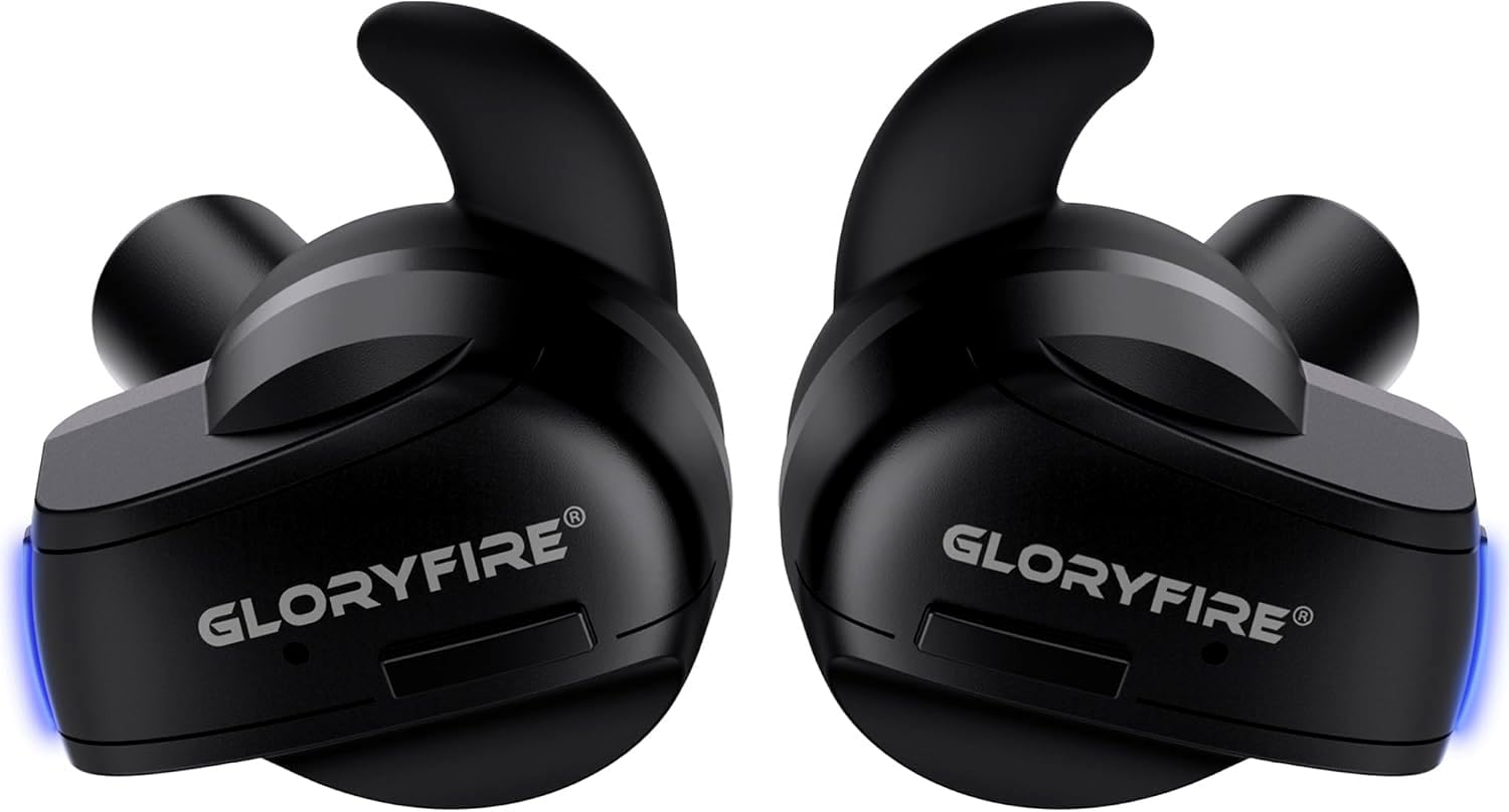 GLORYFIRE shooting ear protection with Bluetooth for range connectivity.