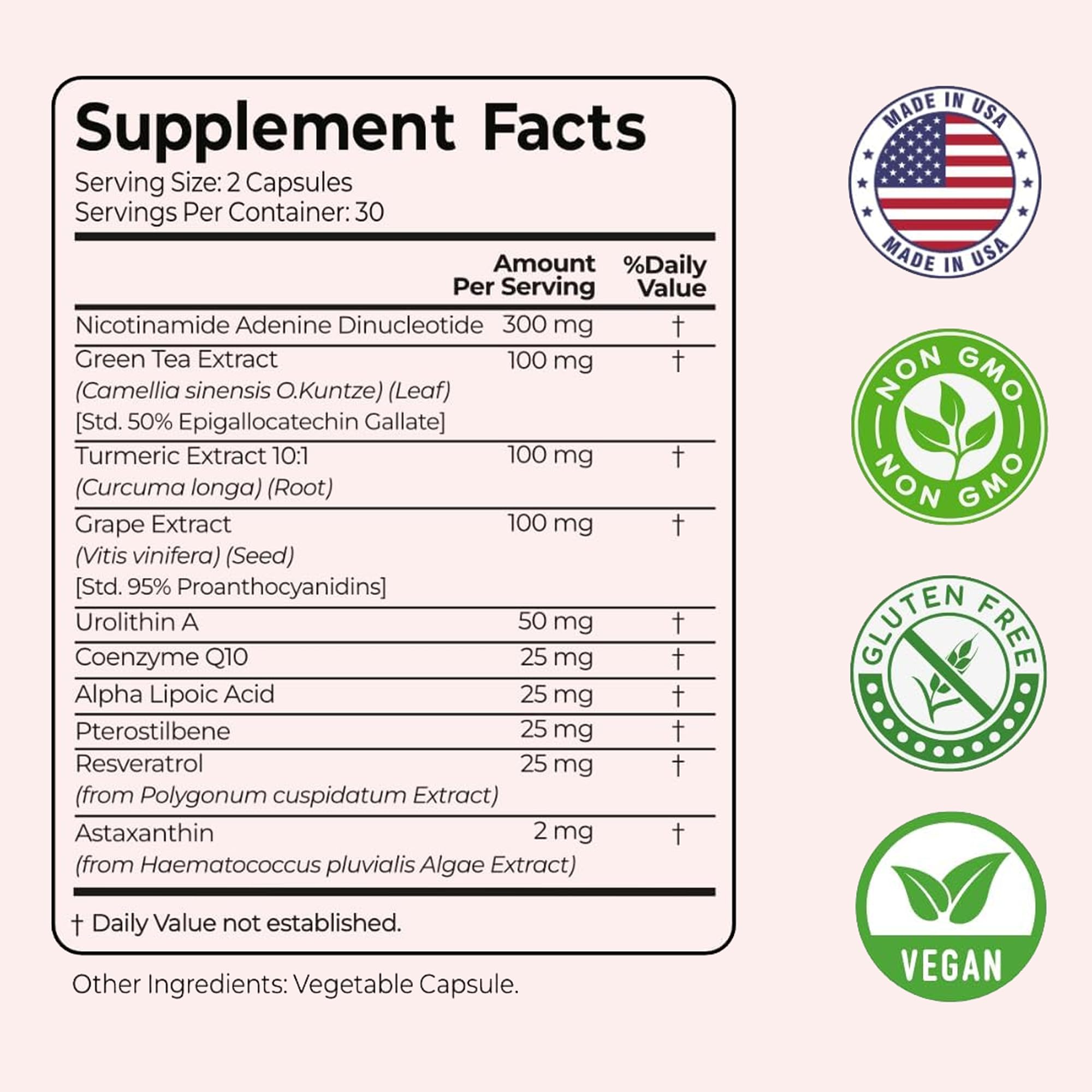 Glov Beauty vegan, non-GMO, gluten-free, soy-free formula suitable for diverse diets.
