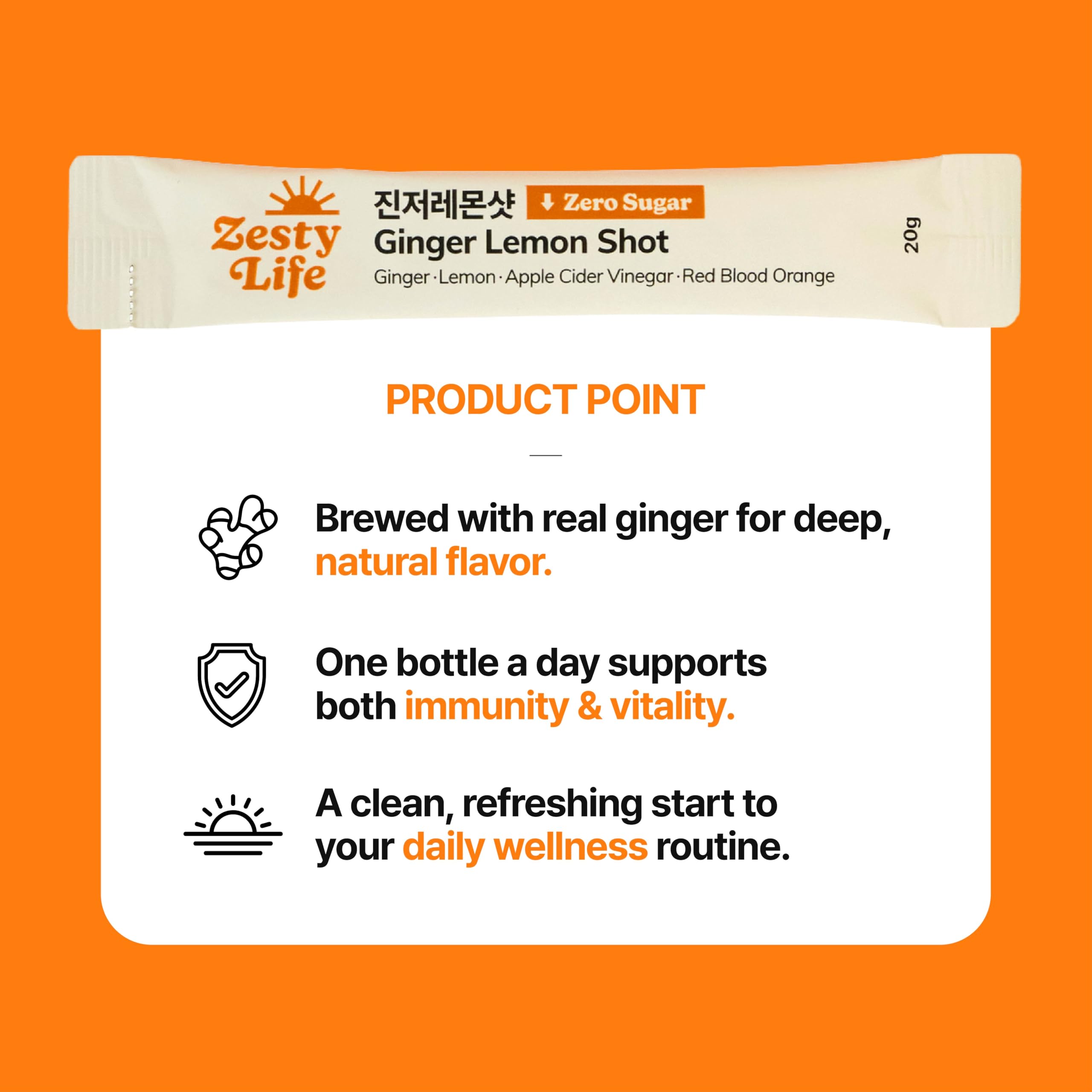 Glow Shine Zesty Life transparent ingredients list keeps flavor honest.