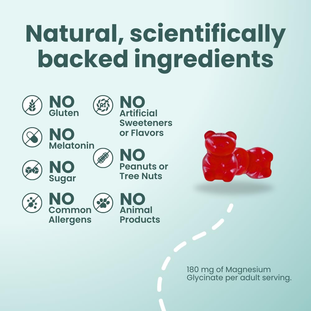GLOWCO Sleep Gummies packaging showcases vegan, non-GMO, clean ingredients.