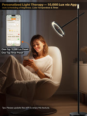 GLOWRIUM remote control illustrating convenient operation from a distance.