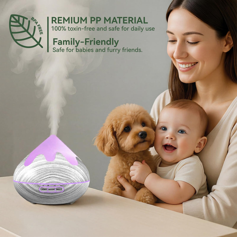 GLOXA diffuser operates with a whisper-quiet fan for calm environments.