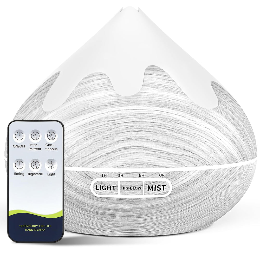 GLOXA Glacier White diffuser blends with modern decor.