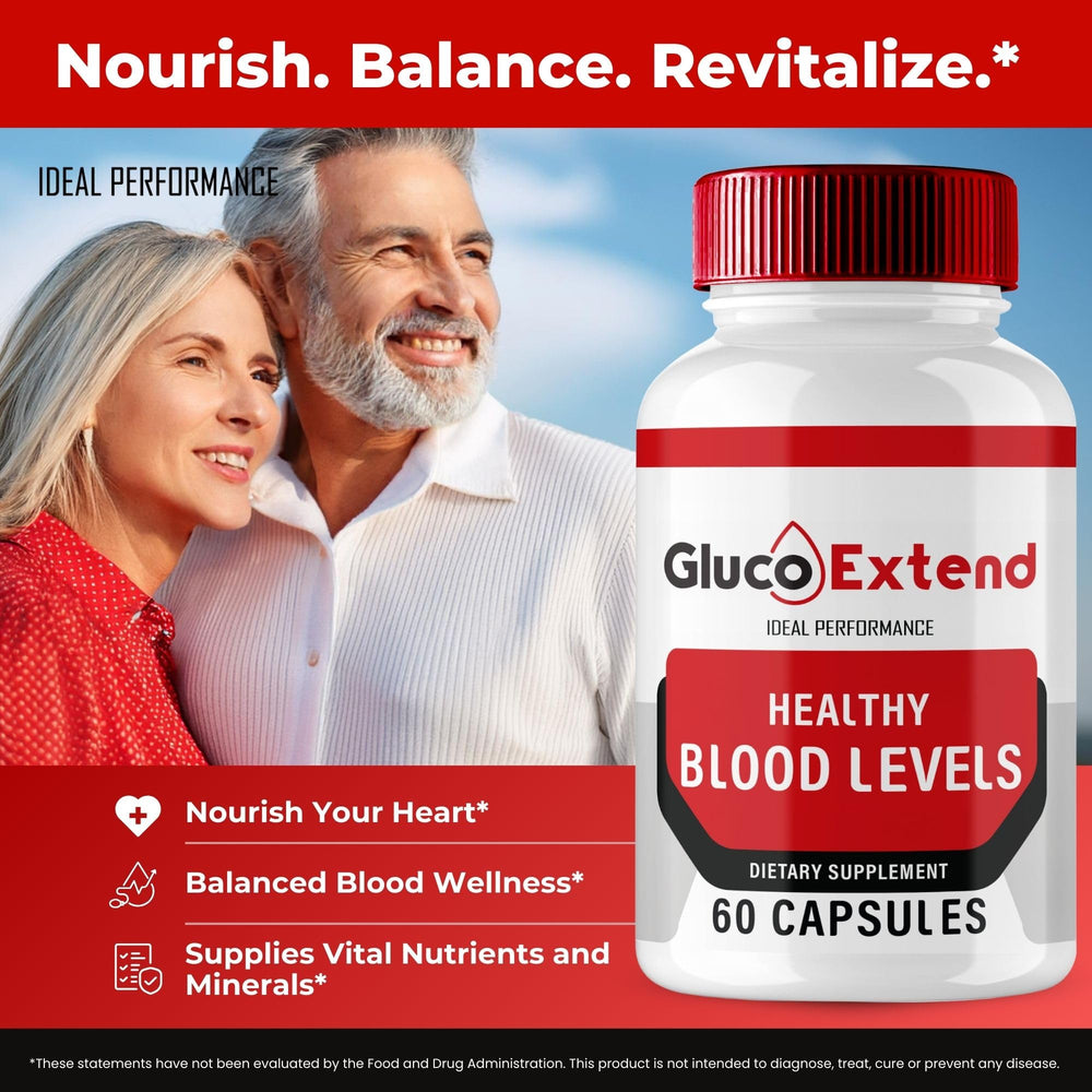 Gluco Extend capsules dispensing scene for daily routine