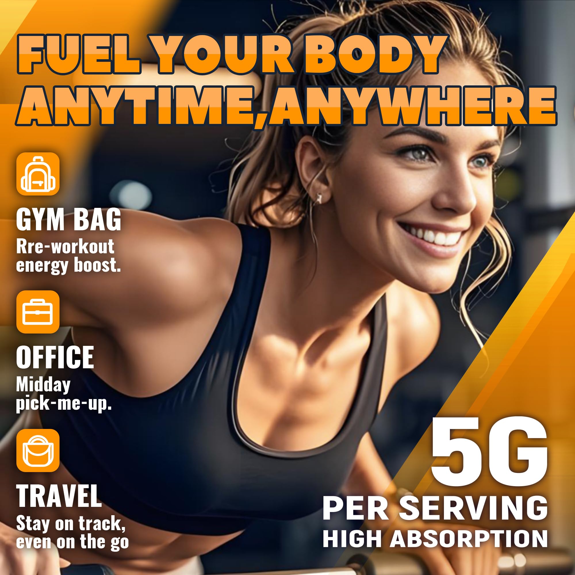 Glucobio 135-count bottle label with clear nutrition details for informed use.