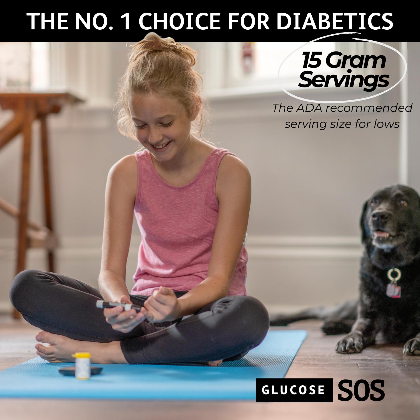 Glucose SOS is gluten-, caffeine-, sodium-free with no artificial flavors