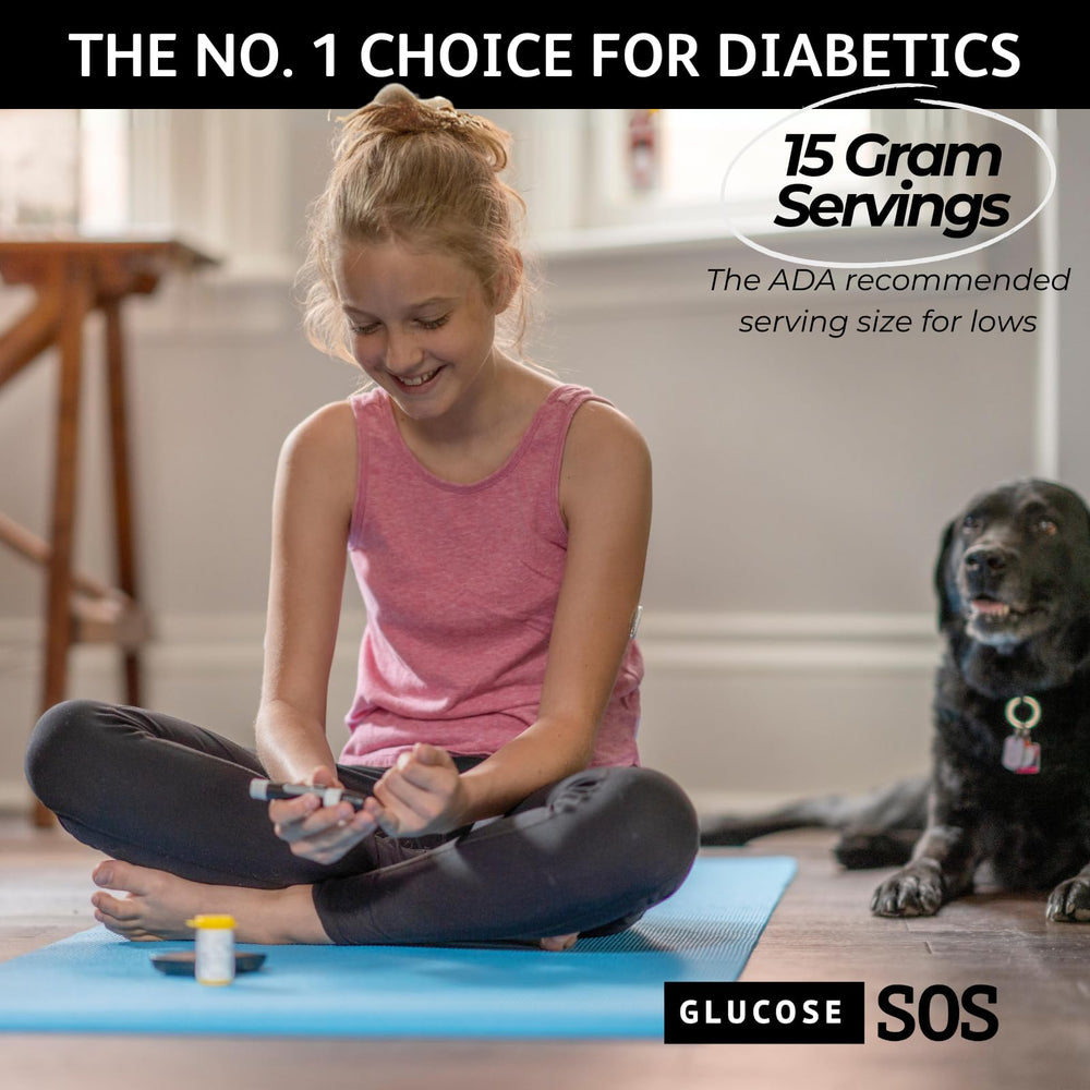 Glucose SOS is gluten-, caffeine-, sodium-free with no artificial flavors