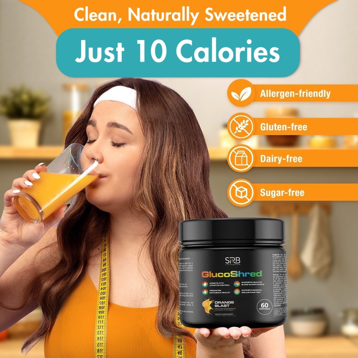 GlucoShred Advanced GLP-1 cinnamon ingredient highlighting natural flavor