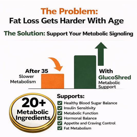 GlucoShred Advanced GLP-1 Drink Mix scoop for precise daily servings and consistent flavor