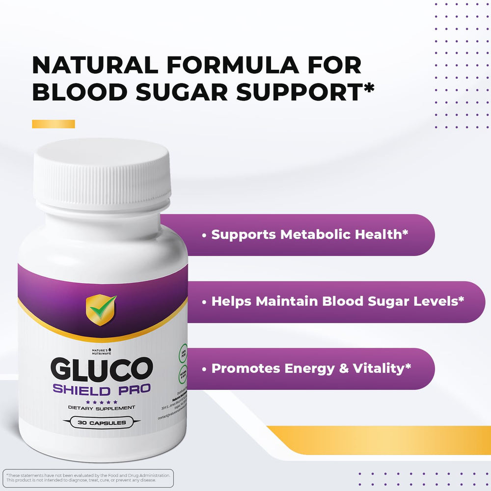 GlucoShield Pro capsules are easy to swallow for everyday use.