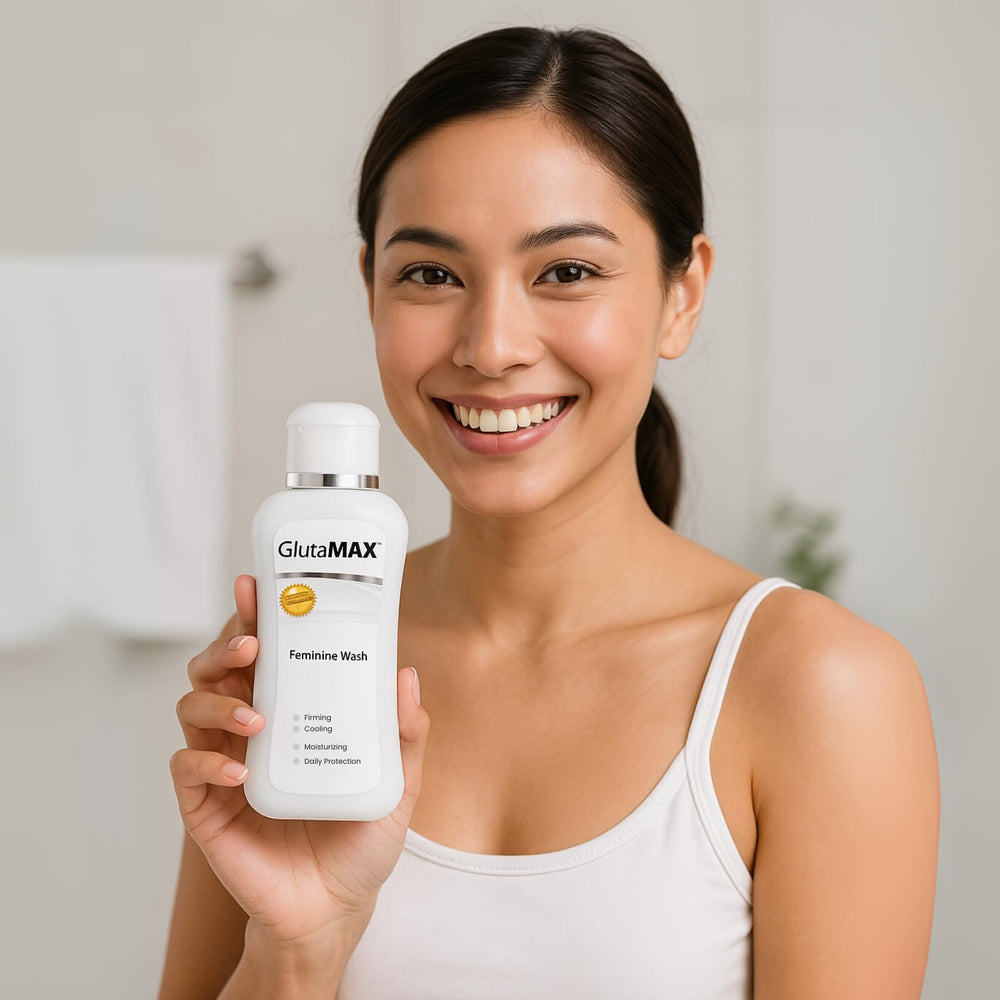 GlutaMAX tea-tree oil ingredient emphasizes natural odor control for sensitive skin.