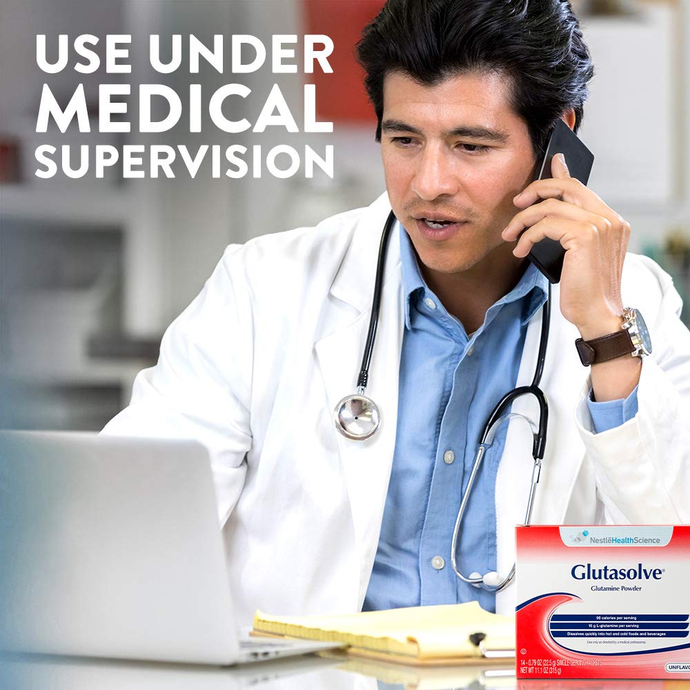 Dissolves quickly into hot or cold foods with Glutasolve.