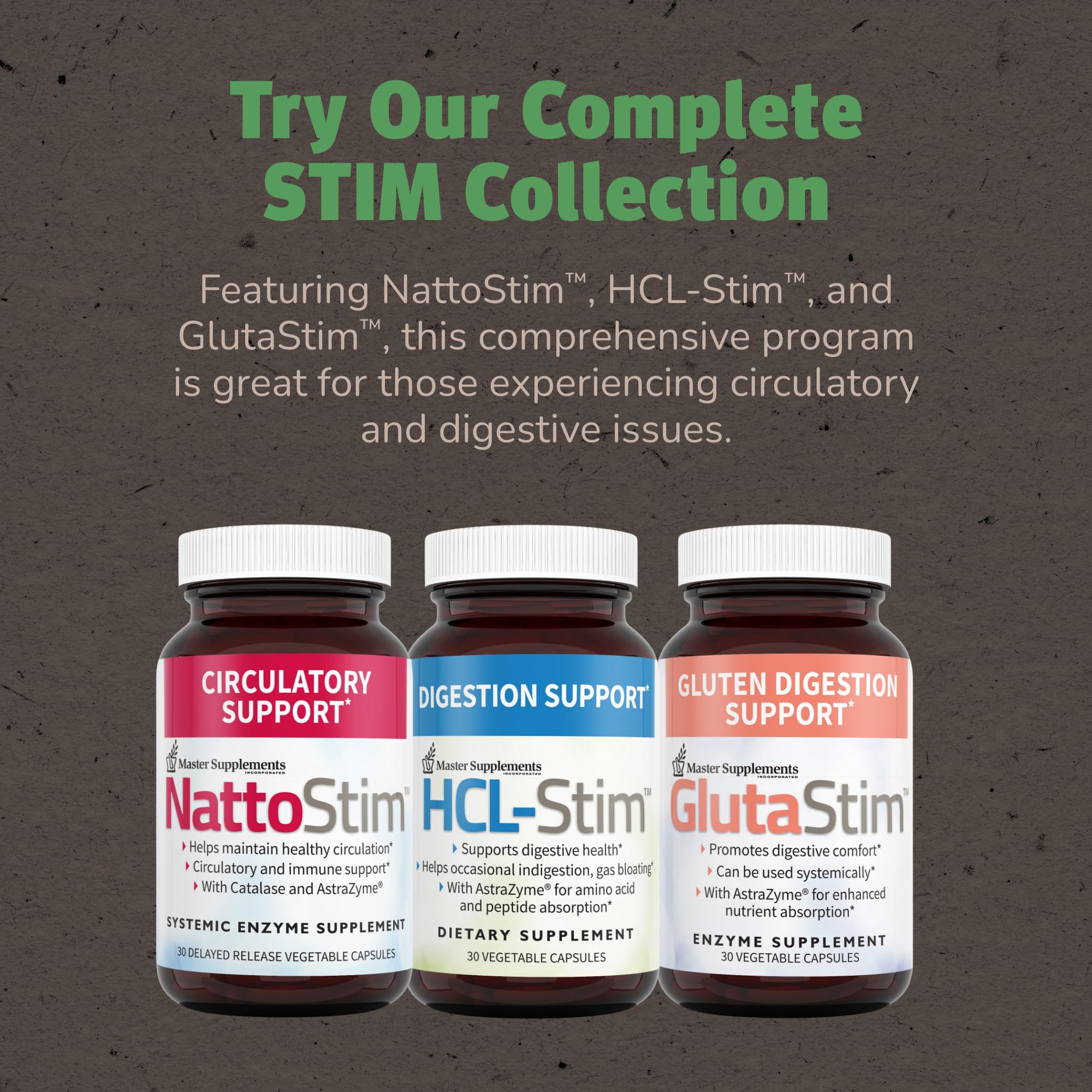 GlutaStim usage scenario showing digestion during everyday meals