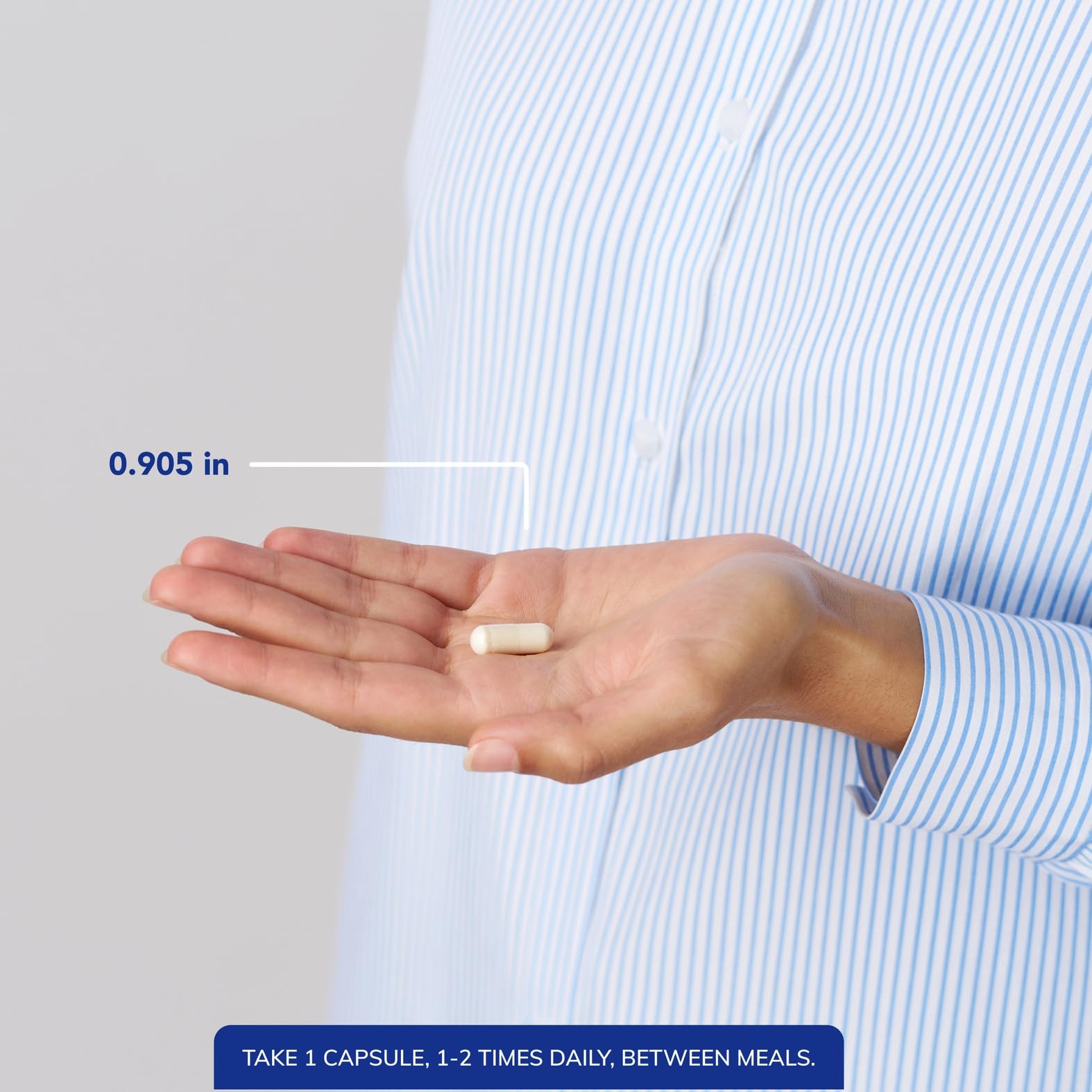 Back label showing serving directions for cognitive support.
